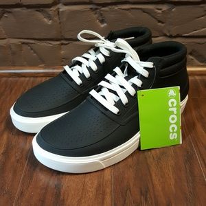 Nwt, CROCS high tops, size 9.